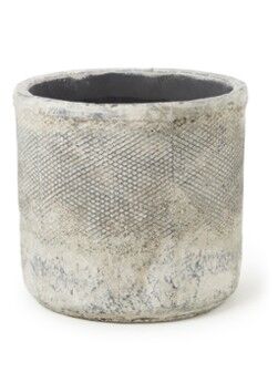 Serax Fossiel bloempot van cement voor binnen - 21,5 cm - Grijs
