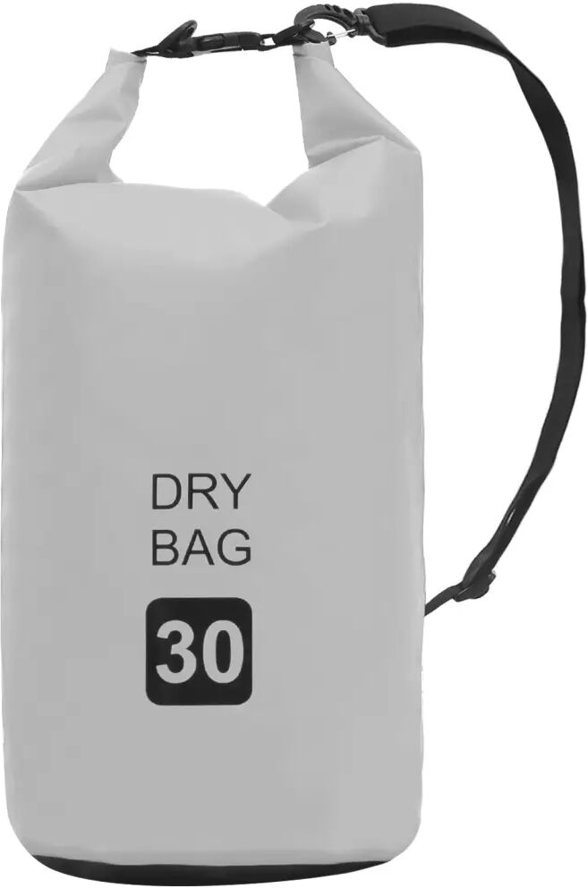 vidaXL Drybag 30 L PVC grijs