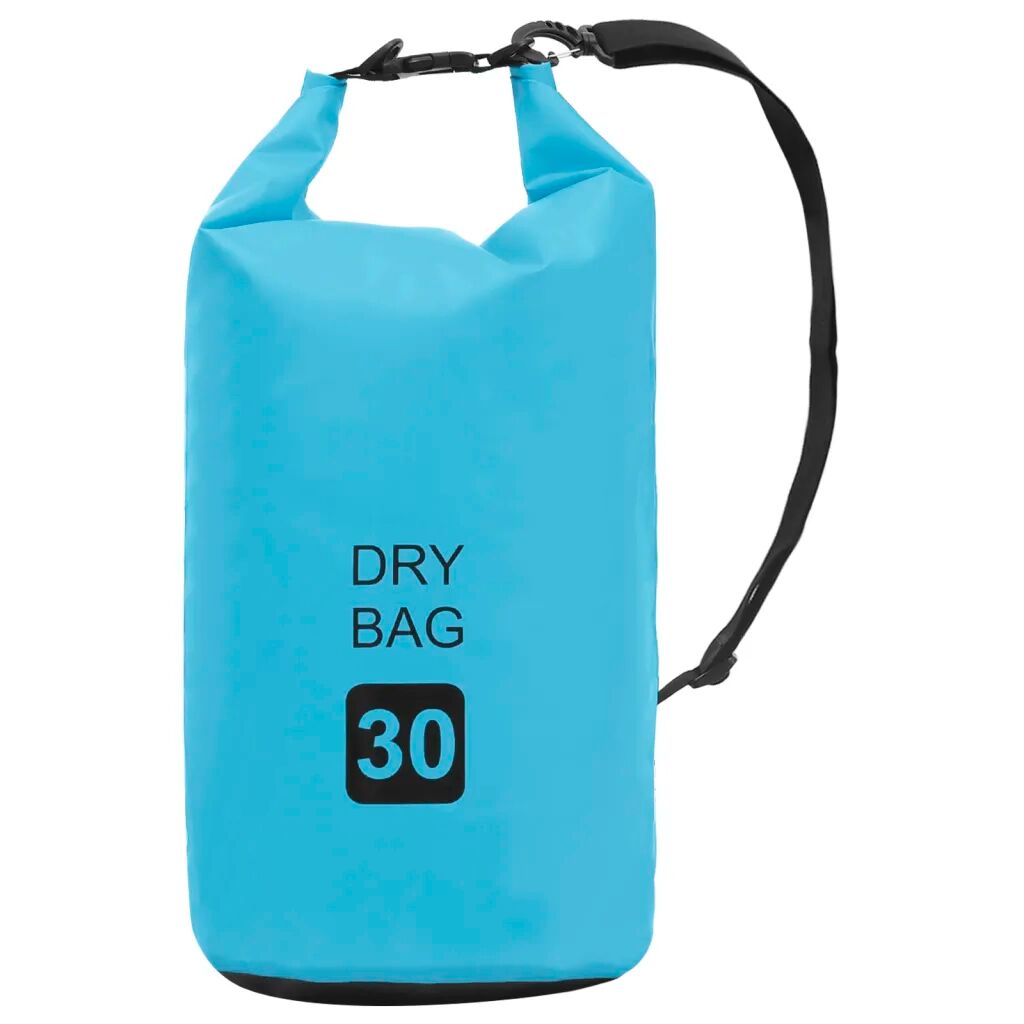 vidaXL Drybag 30 L PVC blauw