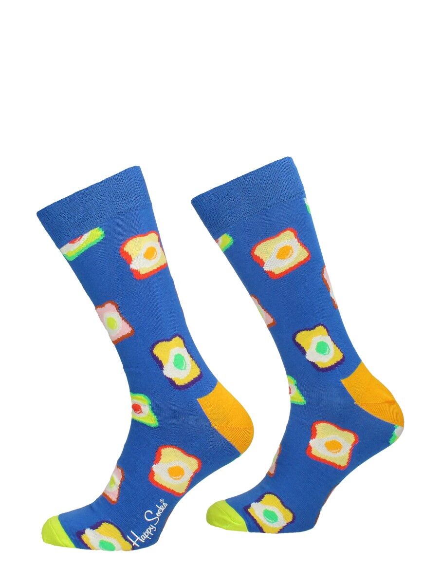 Happy Socks - Toast Sock  - Blauw - Size: 41-46 - unisex