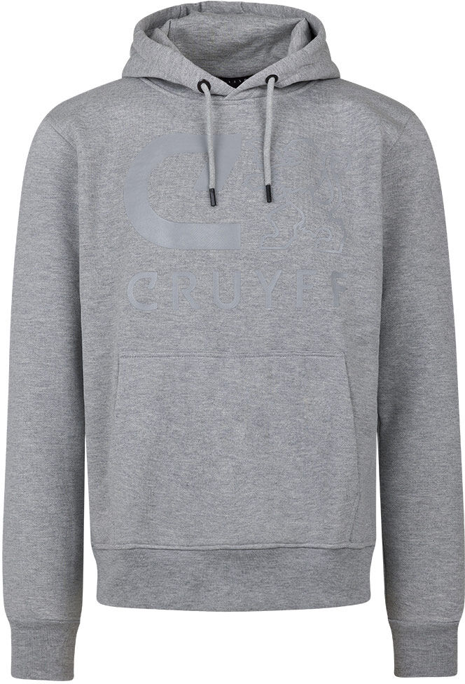 Cruyff - Hernandez Hoodie Licht Grijs  - Lichtgrijs - Size: L - unisex