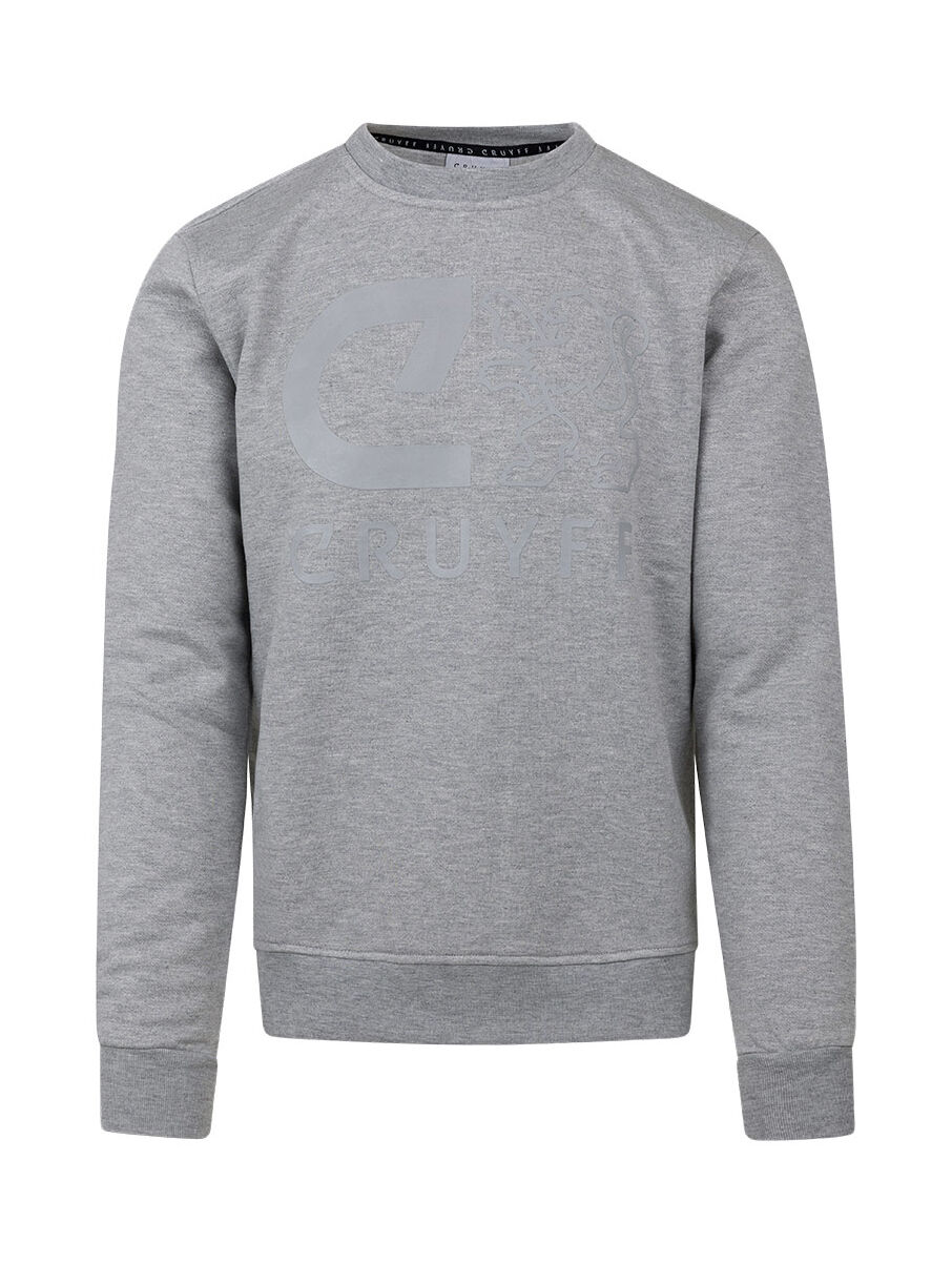 Cruyff - Hernandez Sweater Licht Grijs  - Lichtgrijs - Size: XL - unisex