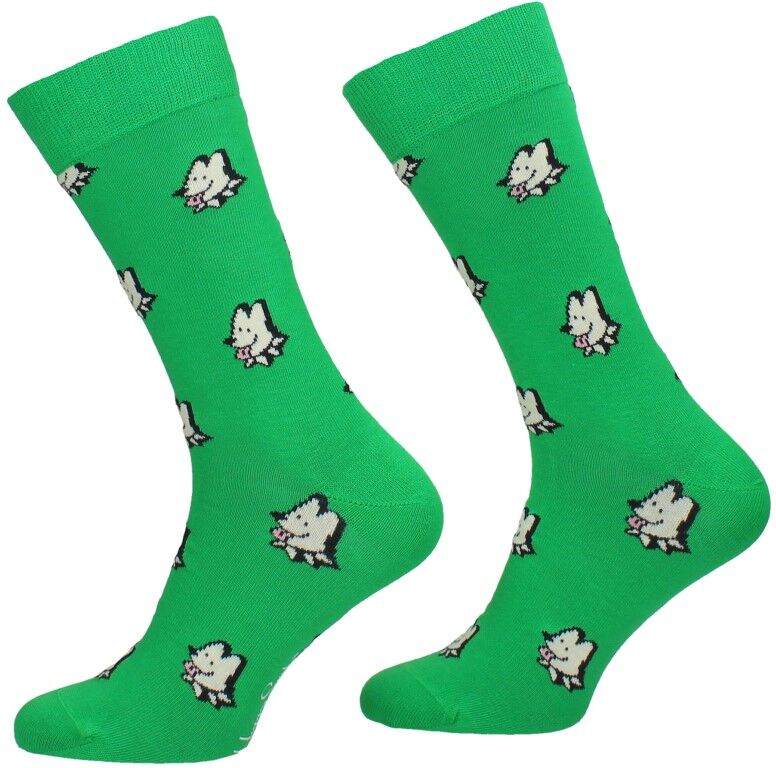 Happy Socks - Dog Sock  - Groen - Size: 41-46 - unisex