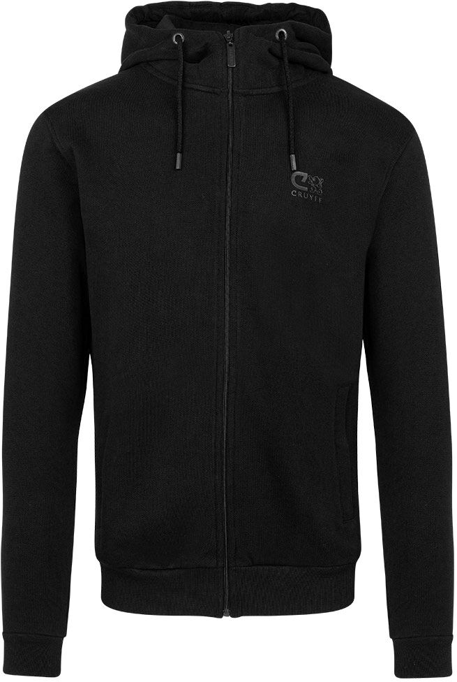 Cruyff - Hernandez Zip Thru Hood  - Zwart - Size: XL - unisex