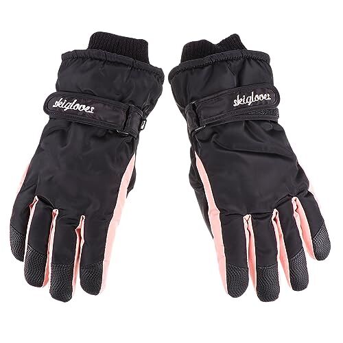 BESTYASH Zwarte Handschoenen Handschoenen 1 Paar dames skihandschoenen wanten blozen Mevrouw Acryl Ski Handschoenen
