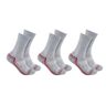 Carhartt  - Korte sokken met vochtregulerende eigenschappen, geurcontrole en hielondersteuning Grijs - M