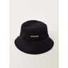Jacquemus Le Bob Gadjo bucket hoed van canvas - Zwart
