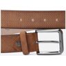 Ziengs Riem cognac Suede Cognac 90,95,100,105,110 male