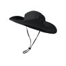 Generic Zonnehoed, zonnehoed, zonnehoed, outdoor, cowboyhoed, vissershoed, wandelhoed, zonnehoed, zonnehoed voor dames, sneldrogend, Zwart, M