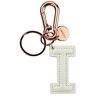 Legami My Initial Key Ring I White