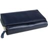 Massi Miliano Portemonnee Dames Nappa Leer Blauw (RS-5018-8) 17.5x3x9.5 cm -