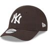 New Era New York Yankees MLB Fankappe Kinder Kids Baseball Cap braun weiß Teamlogo NY Kleinkind Toddler