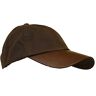 Walker and Hawkes Wax Brunswick Baseball Cap w/Leather Peak One-Size, Bruin, Eén Maat