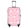 BREAUX Bunny schattige print bagage beschermingshoes één maat, XL, geschikt voor bagage van 67-90 cm, konijntje schattig, XL, Konijn Schattig, XL