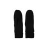 PIECES Dames PCJESLIN Wool Mittens NOOS BC wollen wanten, zwart, één maat