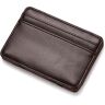 jonam Portemonnee voor dames Arrival High Quality Leather Magic Wallets Ultra Thin Mini Wallet Men Small Wallet PU Leather Wallets (Color : Dark brown)