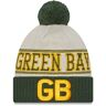 New Era Green Bay Packers NFL 2023 Sideline Historic Knit Beanie OTC Gray Green One-Size