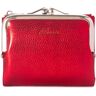 TEMKIN Wallet Women Simple Short Leather Lock Wallet With Texture And Versatile Wallet-Red