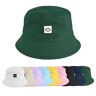 heekpek Vissershoed Bucket Hat dames heren vissershoed zonnehoed katoen zomerhoed strandhoed vissershoed vrijetijdshoed vissershoed unisex hoeden opvouwbaar omkeerbaar 56-58 cm, groen, Eén maat