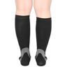 Nunafey Ademende compressiekousen, compressiekousen voor heren, compressiekousen voor dames(S/M-black, S/M)