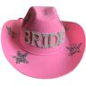 Morain Bruid Cowboy Hoed Bruid Cowgirl Hoed Bruid Hoed Bachelorette Party Hoed Bruids Feest Hoed Bruid Fedora Hoed Cowboy Fedoras Hoed