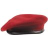 MFH BW Bundeswehr Commando Baret zwart 56-62 62, rood/rood