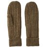 PIECES Dames PCJESLIN Wool Mittens NOOS BC Wollen wanten, Fossil, One Size