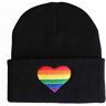 JTLB LGBTQ Beanie met Rechthoekige Vlag Bewustzijn Hoed, Pride Vlag LGBT Beanie Cap voor Pride Parades en LGBTQ Marches