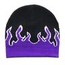 FackLOxc Flame Beanie Flame Skull Cap Beanie Knit Beanie Muts Slouchy Beanie Grafische Beanie Y2K Mutsen Skullies Beanie vlammenmutsen