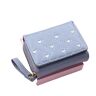 CCAFRET Damesportemonnee Wallets for Women Kawaii Cute Wallet Luxury Designer Lady Wallet Pink Purse Womens Wallet Small Women Leather Wallet Coin Purse (Color : Mavi)