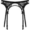 HNYBD Vrouwen Jarretel Riemen Kant Kousenband Riem Kousen Retro Jarretel Riem Lingerie Set Voor Holdup Kousen, Zwart, M