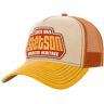 Stetson Since 1865 Brickstone Trucker Pet Heren truckercap baseballpet mesh cap voor Zomer/Winter One Size beige-roest