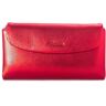 TEMKIN Wallet Women Soft Texture Leather Long Wallet Versatile Handheld Wallet-Red