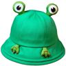 YMWANJUN Women's Bucket Hats Cotton Sun Hat For Men And Women Bucket Hat Funny Bucket Hat Foldable Sun Hats Summer White Bucket Hats-green-one Size