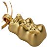 TROIKA Sleutelhanger HARIBO goudbeer, gummibeertjes HARIBO GOLDBärR – gegoten metaal, goud, handlich, sleutelhanger rubber beer