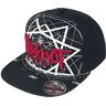 Slipknot Jumbo Star Cap zwart 100% katoen Band merch, Bands