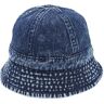 MiqiZWQ Bucket Hat Washed Denim Bucket Hat Women Fisherman'S Hat Bucket Hat Unisex Men Windproof Bucket Hat Outdoor-B-A