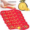 RUCRAK 4 Pairs Feng Shui Seven Coins Insoles,Good Luck Insoles That Bring Wealth And Money Feng Shui Insoles for Men Women (EU36)