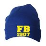 TRVPPY Heren gebreide muts muts beanie met Thinsulate, model Fenerbahce Istanbul, koningsblauw, koningsblauw, Eén maat