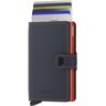 Secrid Mm miniwallet matte nightblue & orange Print / Multi One Size Male