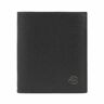 Piquadro Black Square Portemonnee RFID-bescherming Leer 8.5 cm black