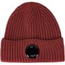 C.P. COMPANY KETCHUP GERIBDE BEANIE Rood Heren