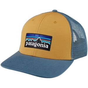 Patagonia P-6 LOGO TRUCKER HAT  PUFFERFISH GOLD