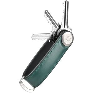 Orbitkey Key Hybrid Leather Key Organiser, Pine Green