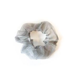 Onfleek Organza Scrunchie Glossy - Organza Scrunchie Glossy Silver