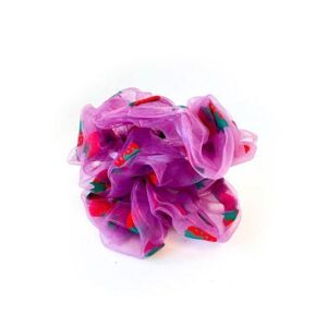 Onfleek Organza Scrunchie Mønster - Strawberry Violet