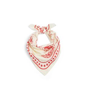Hay Dogs Scarf 55 X 55 Off-White