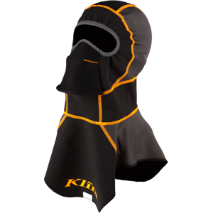 KLIM Arctic Balaclava Svart-Strike Oransje