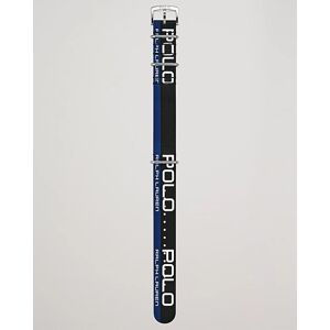 Polo Ralph Lauren Leather Sporting Strap Black/Blue