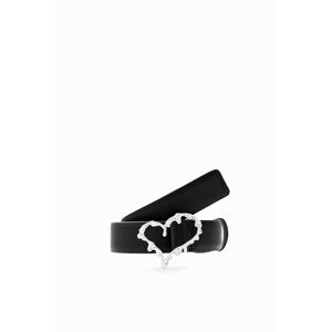 Desigual Zalio leather belt - BLACK - 90